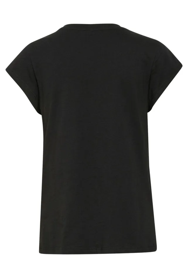 Tops and TShirts Women CULTURE CUbiana Tshirt Black