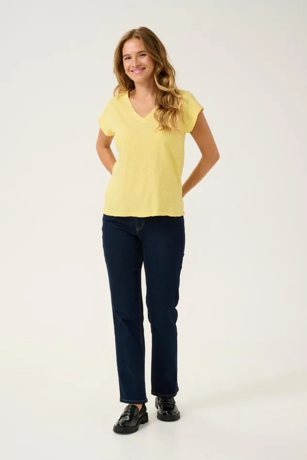 Tops and TShirts Women CULTURE CUbiana Tshirt Pineapple Slice