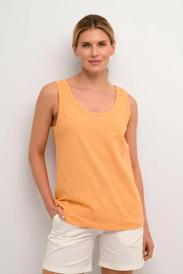 Tops and TShirts Women CULTURE CUbiana Top Tangerine