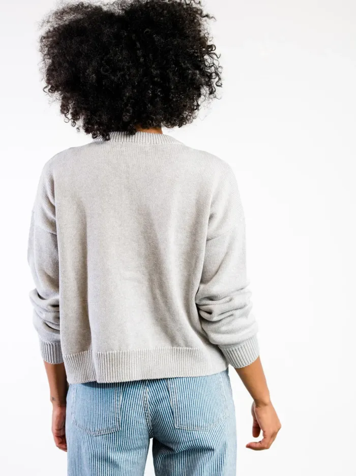 Tops Willow Classic Cardigan Chalk 8211 Able Women