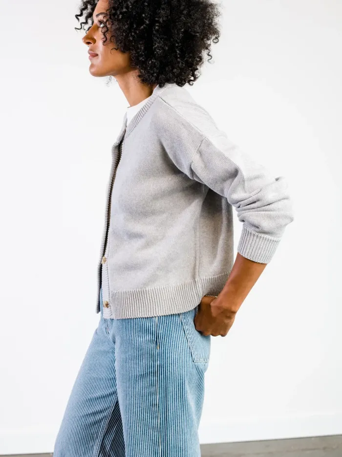 Tops Willow Classic Cardigan Chalk 8211 Able Women