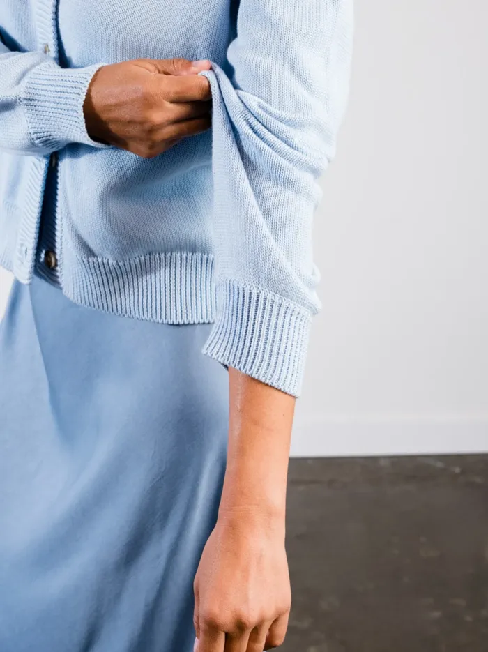 Tops Willow Classic Cardigan Chalk 8211 Able Women