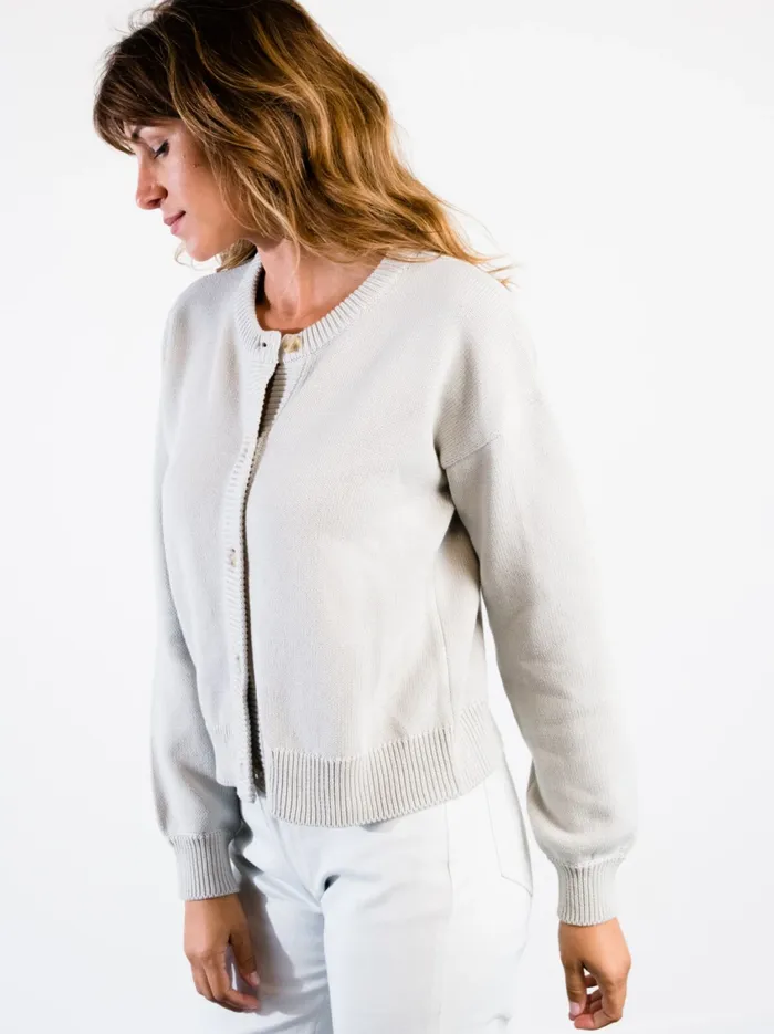 Tops Willow Classic Cardigan Chalk 8211 Able Women