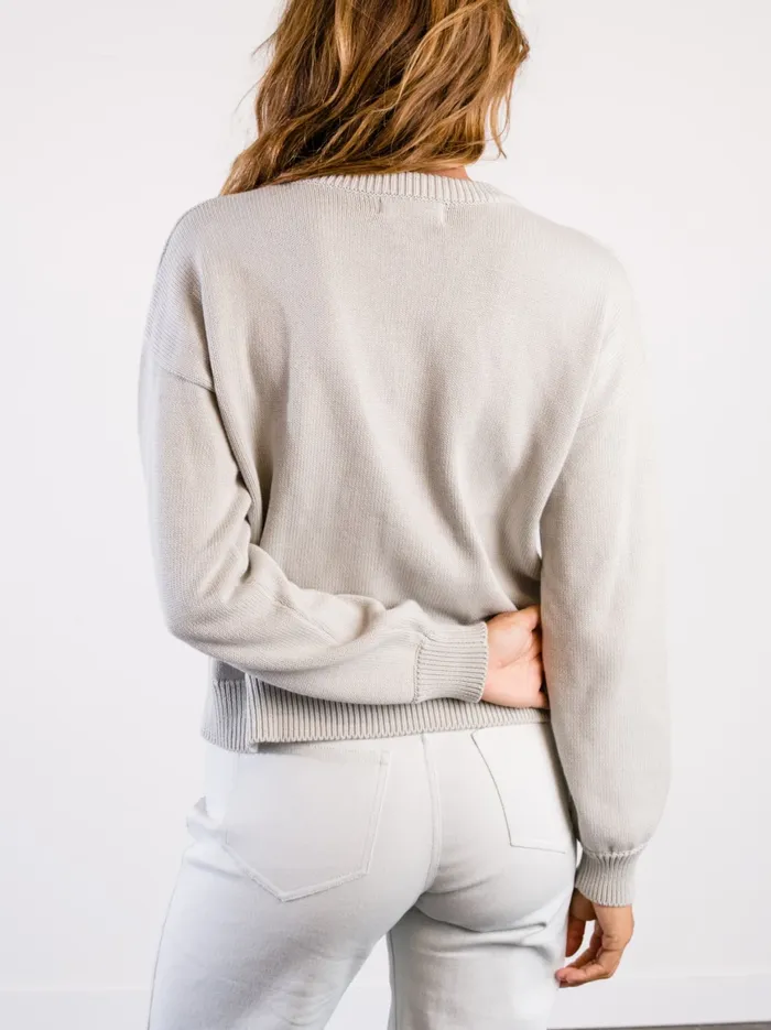 Tops Willow Classic Cardigan Chalk 8211 Able Women