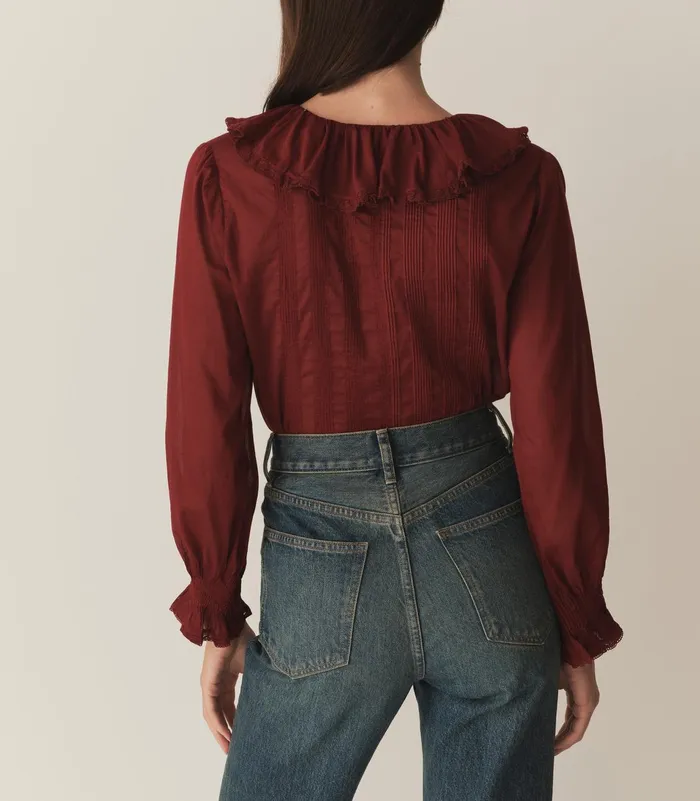 Tops Women DEN Hardy Top Deep Crimson Tops Women DEN Hardy Top Deep Crimson