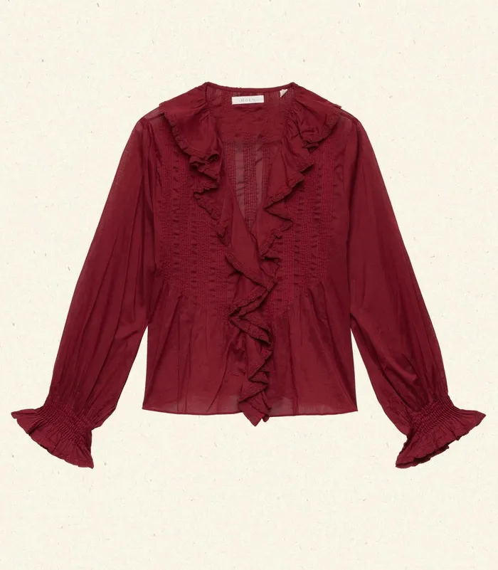 Tops Women DEN Hardy Top Deep Crimson Tops Women DEN Hardy Top Deep Crimson