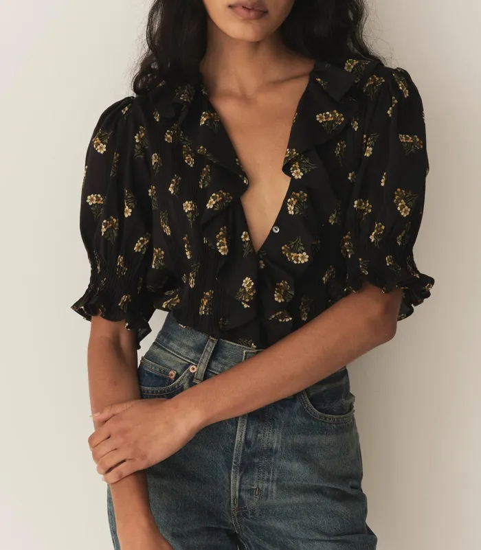 Tops Women DEN Henri Top Buttercup Bouquet