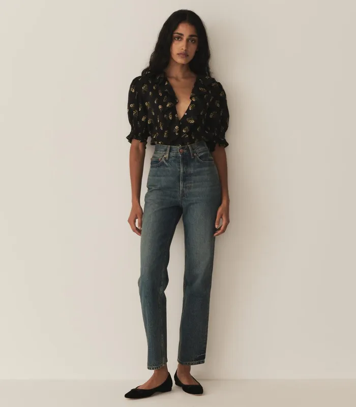 Tops Women DEN Henri Top Buttercup Bouquet Tops Women DEN Henri Top Buttercup Bouquet