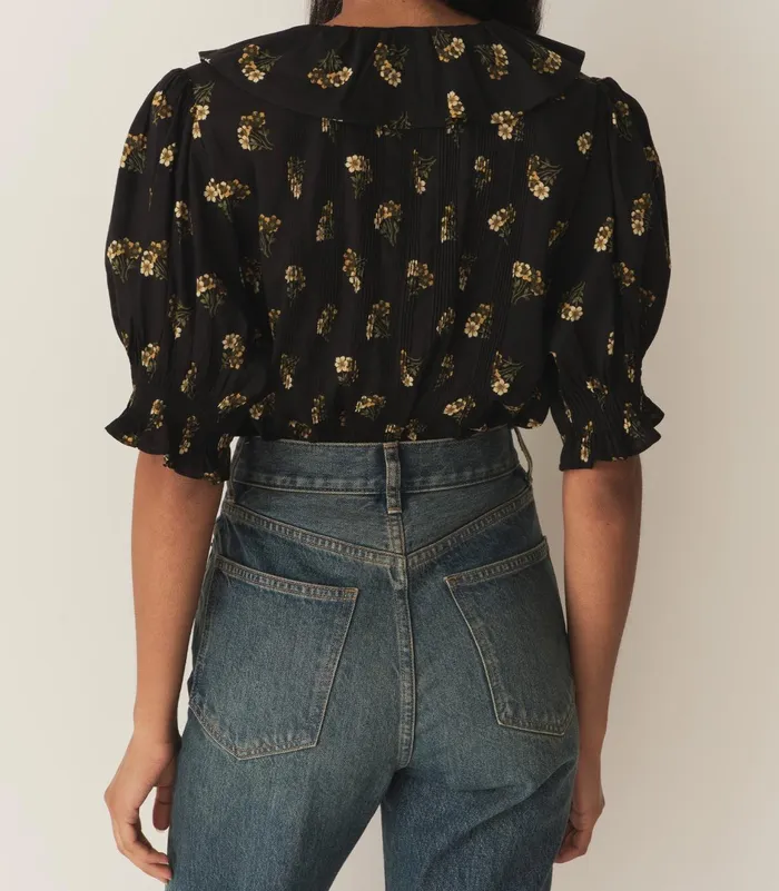 Tops Women DEN Henri Top Buttercup Bouquet Tops Women DEN Henri Top Buttercup Bouquet