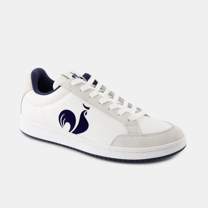 Trainers And Sneakers Men Le Coq Sportif Shoes LCS COURT ROOSTER Optical Whitedress Blue
