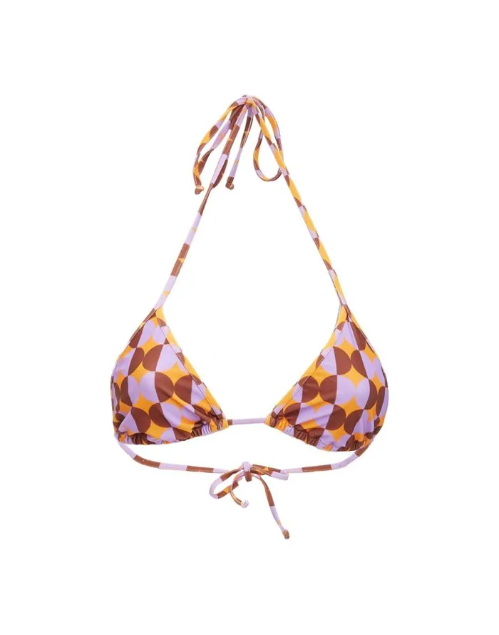 Triangle Bikini Top Mezzaluna Orange Women La Double J Swimwear Triangle Bikini Top Mezzaluna Orange Women La Double J Swimwear