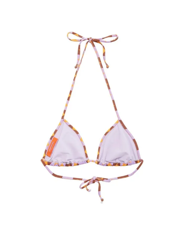 Triangle Bikini Top Mezzaluna Orange Women La Double J Swimwear Triangle Bikini Top Mezzaluna Orange Women La Double J Swimwear