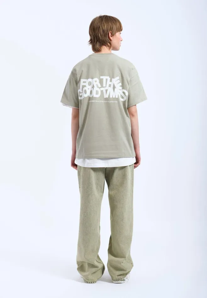 Trooper Tee 8211 Seagrass The Good Times Seagrass The Good Times Men Dr Denim Tees and Longsleeves