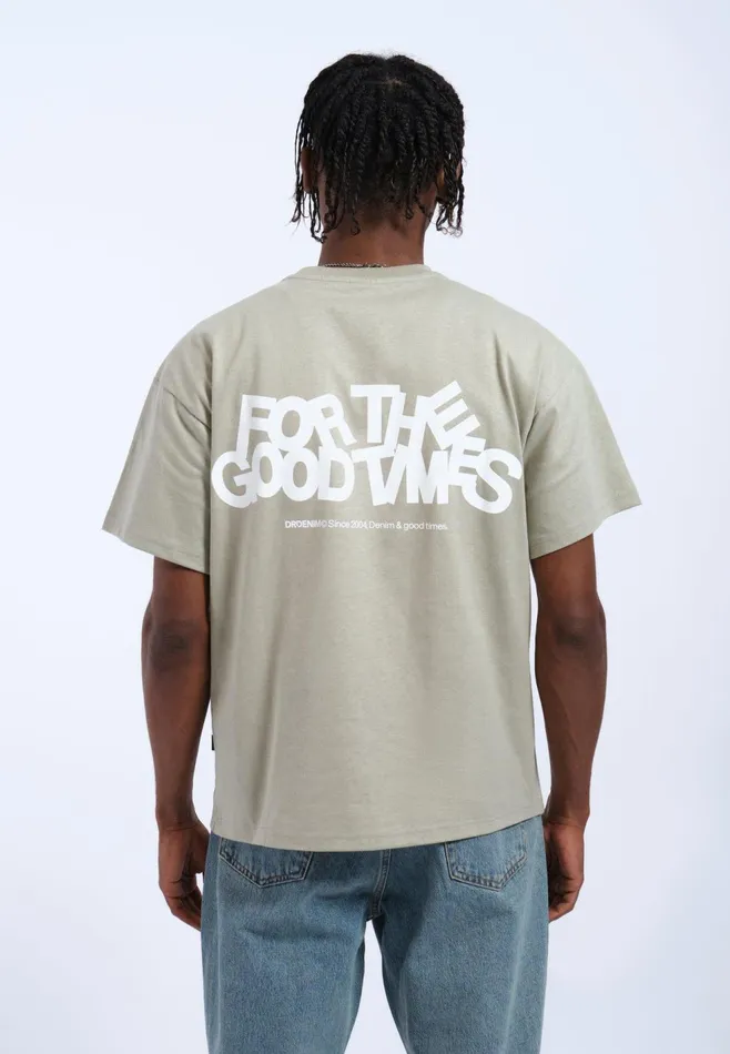 Trooper Tee 8211 Seagrass The Good Times Seagrass The Good Times Men Dr Denim Tees and Longsleeves