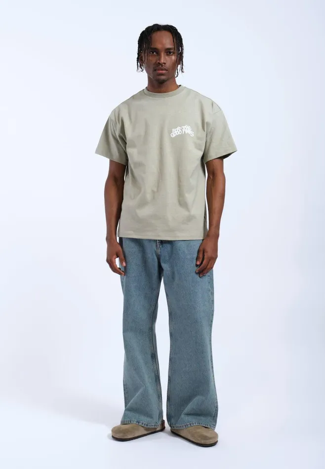 Trooper Tee 8211 Seagrass The Good Times Seagrass The Good Times Men Dr Denim Tees and Longsleeves