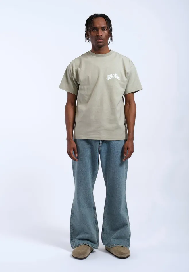 Trooper Tee 8211 Seagrass The Good Times Seagrass The Good Times Men Dr Denim Tees and Longsleeves