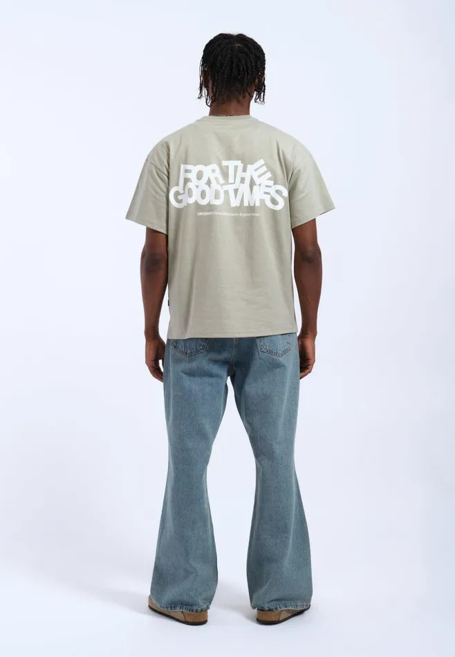 Trooper Tee 8211 Seagrass The Good Times Seagrass The Good Times Men Dr Denim Tees and Longsleeves
