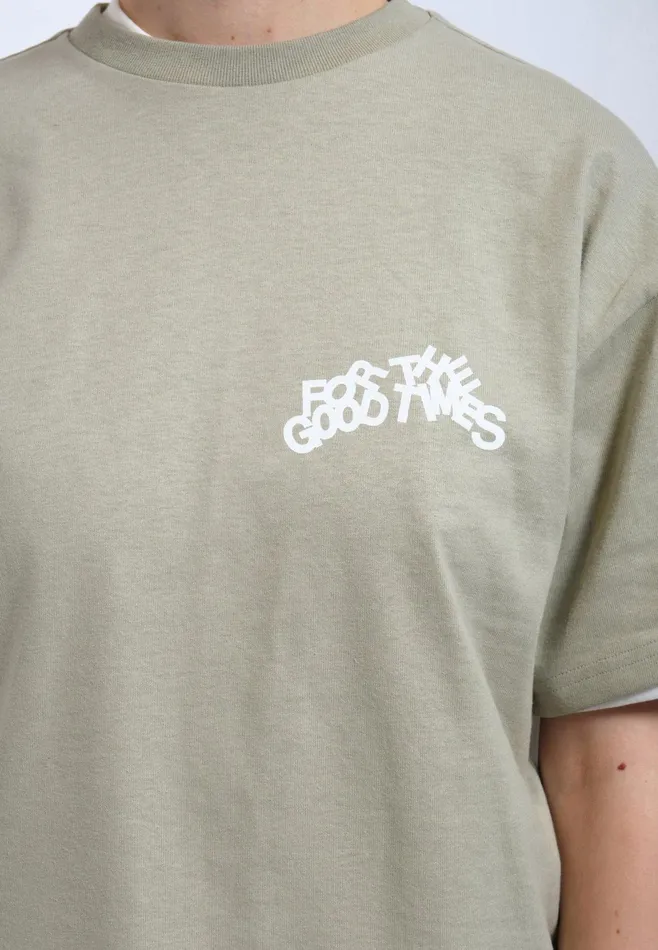Trooper Tee 8211 Seagrass The Good Times Seagrass The Good Times Men Dr Denim Tees and Longsleeves