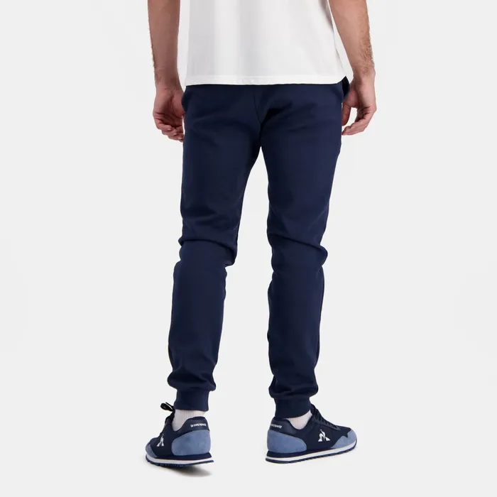 Trousers And Joggers Men Le Coq Sportif Essentiels Pantalon Slim Bleu Marine Homme Dress Blues