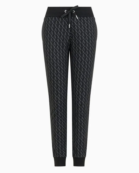Trousers In Flowing Fabric Black Women Armani Matching Sets