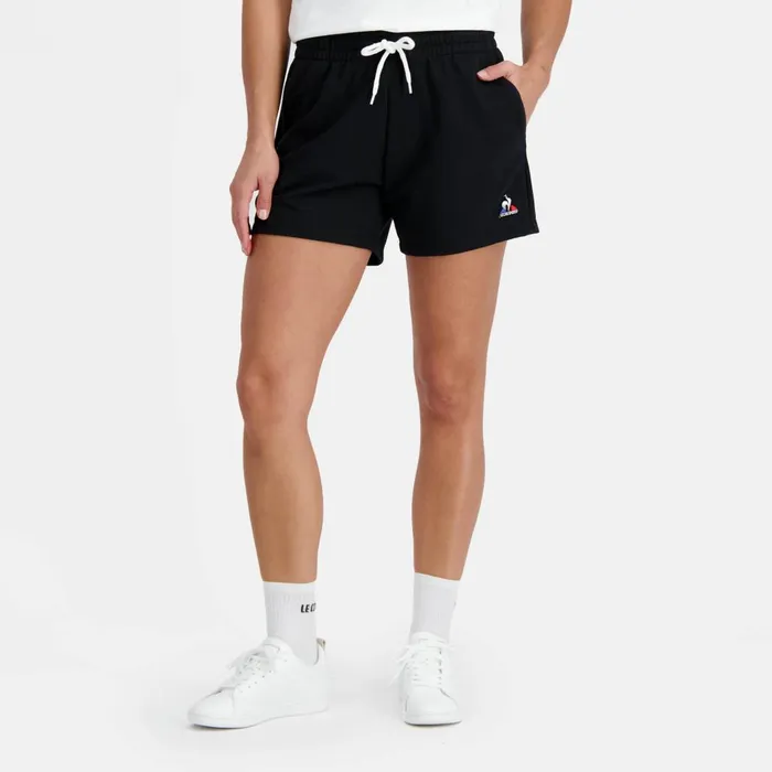 Trousers Joggers And Shorts Women Le Coq Sportif Essentiels Shorts Black