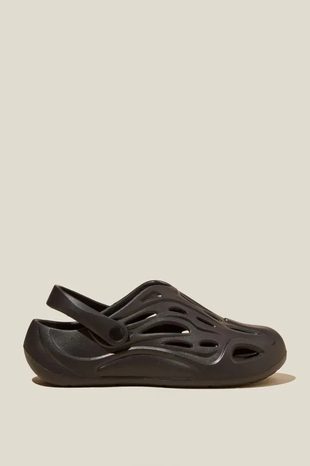 Turbo Slide Black Men Cotton On Shoes