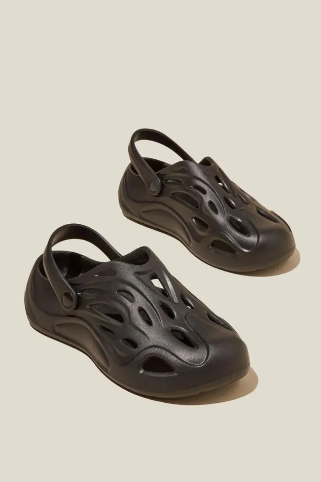 Turbo Slide Black Men Cotton On Shoes Turbo Slide Black Men Cotton On Shoes