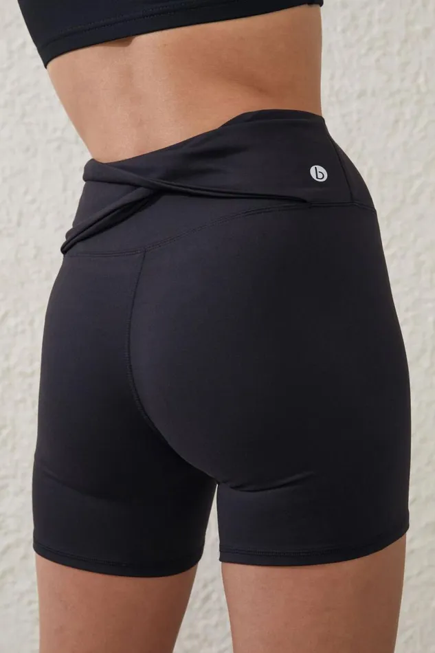 Ultra Soft Twist Bike Short Black Women Cotton On Shorts