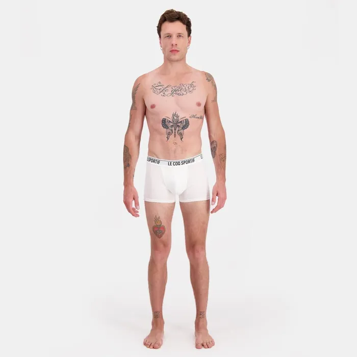 Underwear Men Le Coq Sportif Lot 2 Boxers Homme New Optical Whiteblack Underwear Men Le Coq Sportif Lot 2 Boxers Homme New Optical Whiteblack
