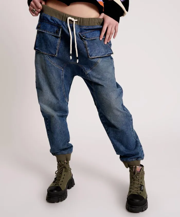 USED BLUE CADET JEANS Women One Teaspoon Bottoms USED BLUE CADET JEANS Women One Teaspoon Bottoms