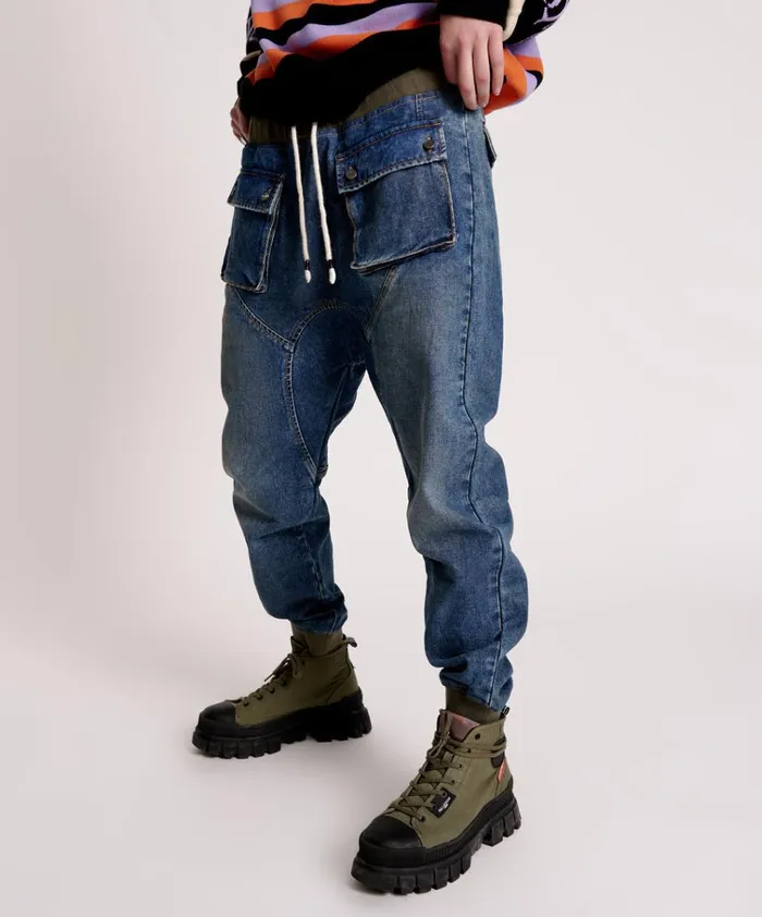 USED BLUE CADET JEANS Women One Teaspoon Bottoms USED BLUE CADET JEANS Women One Teaspoon Bottoms