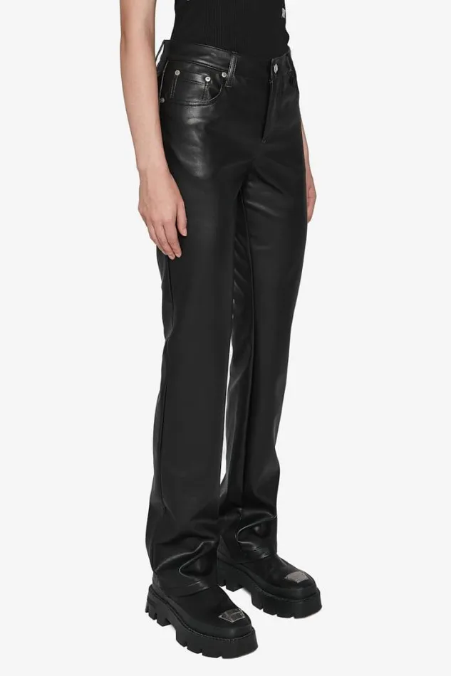 Vegan Leather Trousers Black Women MISBHV Trousers