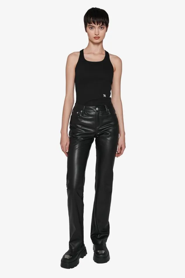 Vegan Leather Trousers Black Women MISBHV Trousers