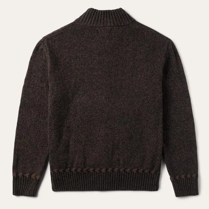 Vertical Aztec Cardigan Brown Men Stetson Jackets
