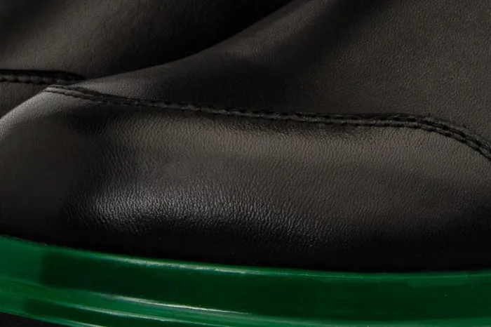 Vinci Leather Boots and Booties The Yako Black Leather Mid Calf Boot 8211 Women