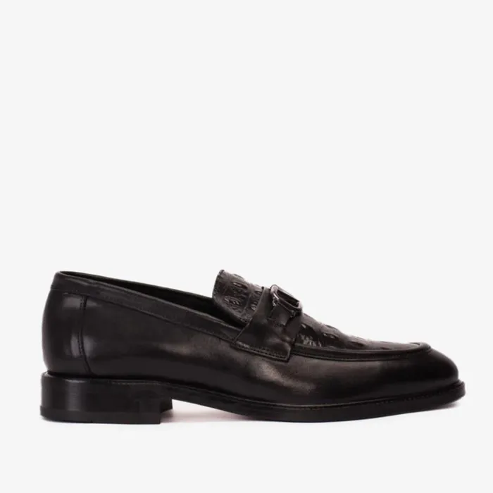 Vinci Leather Dress Shoes Amsterdam Black Bit Loafer Shoe 8211 Men