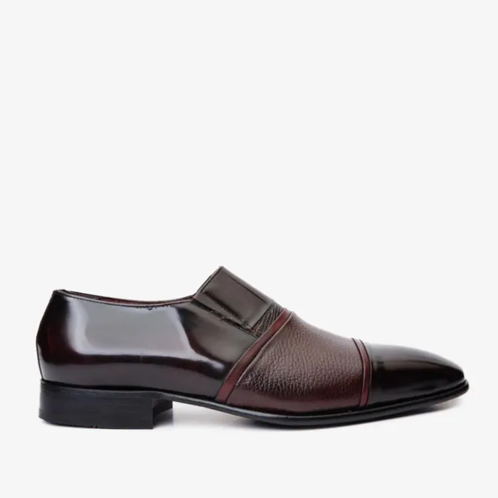 Vinci Leather Dress Shoes The Everest Burgundy and Burneshed Leather Cap Toe Dress Loafer Shoe 8211 Men Vinci Leather Dress Shoes The Everest Burgundy and Burneshed Leather Cap Toe Dress Loafer Shoe 8211 Men
