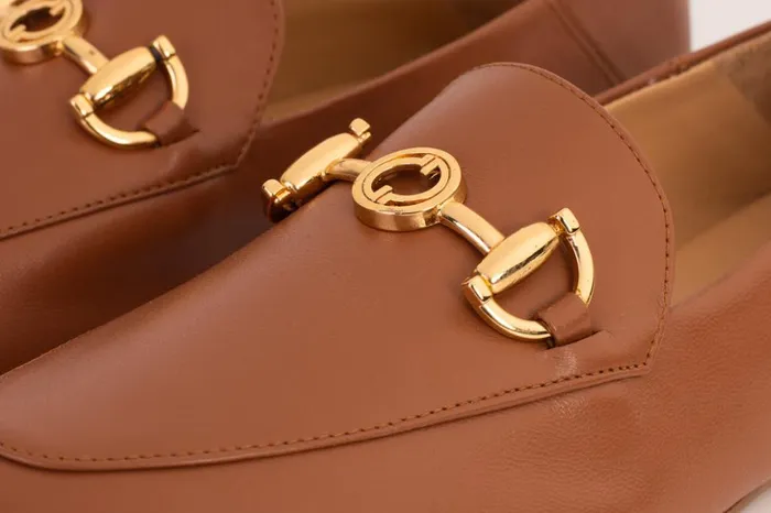 Vinci Leather Flats Luanda Brown Leather Flat Shoe 8211 Women