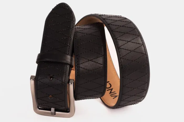 Vinci Leather Leather Belts The Adler Black Leather Belt 8211 Men
