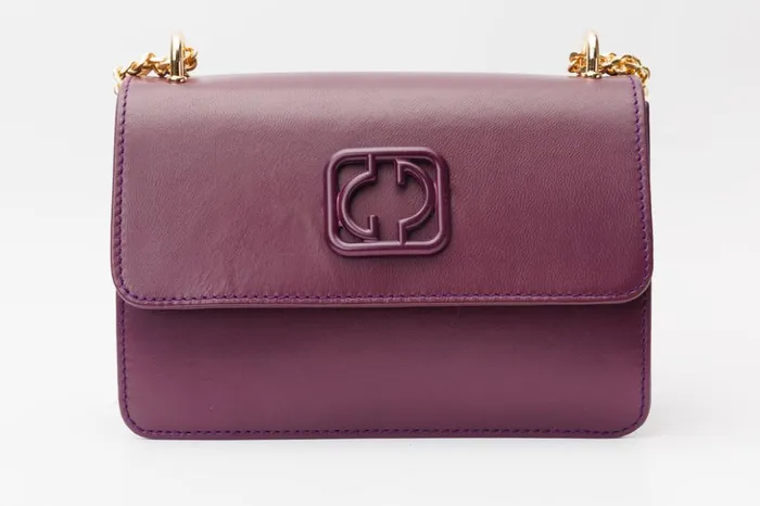 Vinci Leather Sandals The Maneadero Purple Leather Handbag 8211 Women