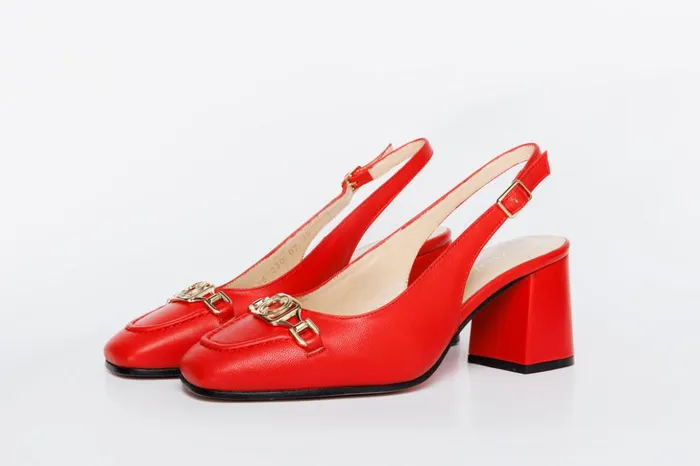 Vinci Leather Sandals The Potomac Red Leather Slingback Sandal 8211 Women