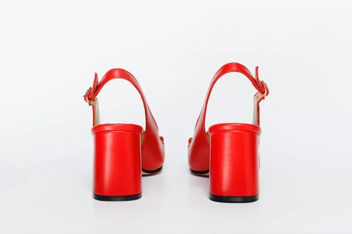Vinci Leather Sandals The Potomac Red Leather Slingback Sandal 8211 Women