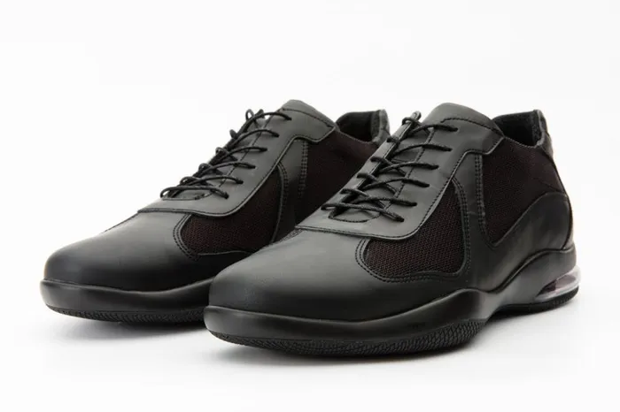 Vinci Leather Sneakers The Zona Black Leather Sneaker 8211 Men