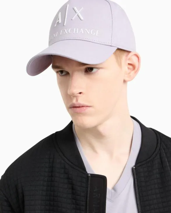 Visor Cap With Logo Purple Men Armani Hats And Gloves Visor Cap With Logo Purple Men Armani Hats And Gloves