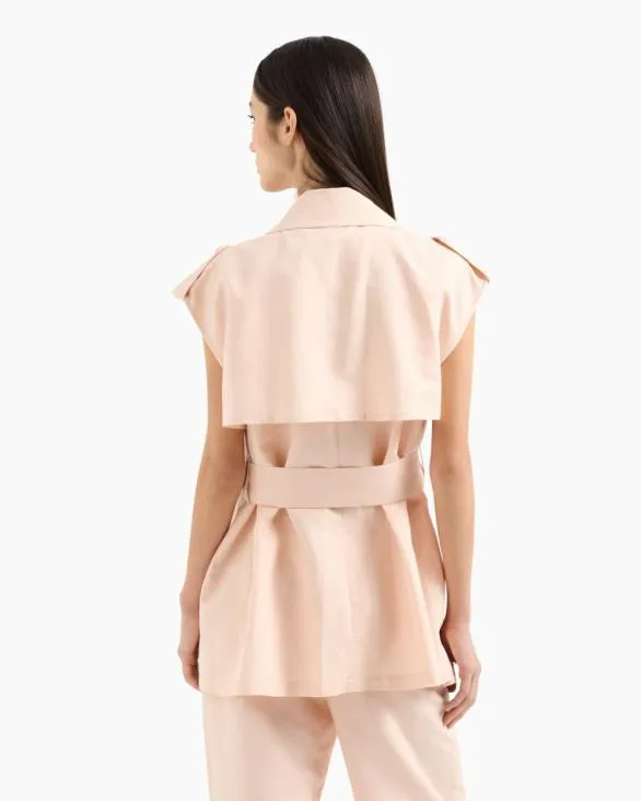 Waistcoats Pink Women Armani Jackets Waistcoats Pink Women Armani Jackets