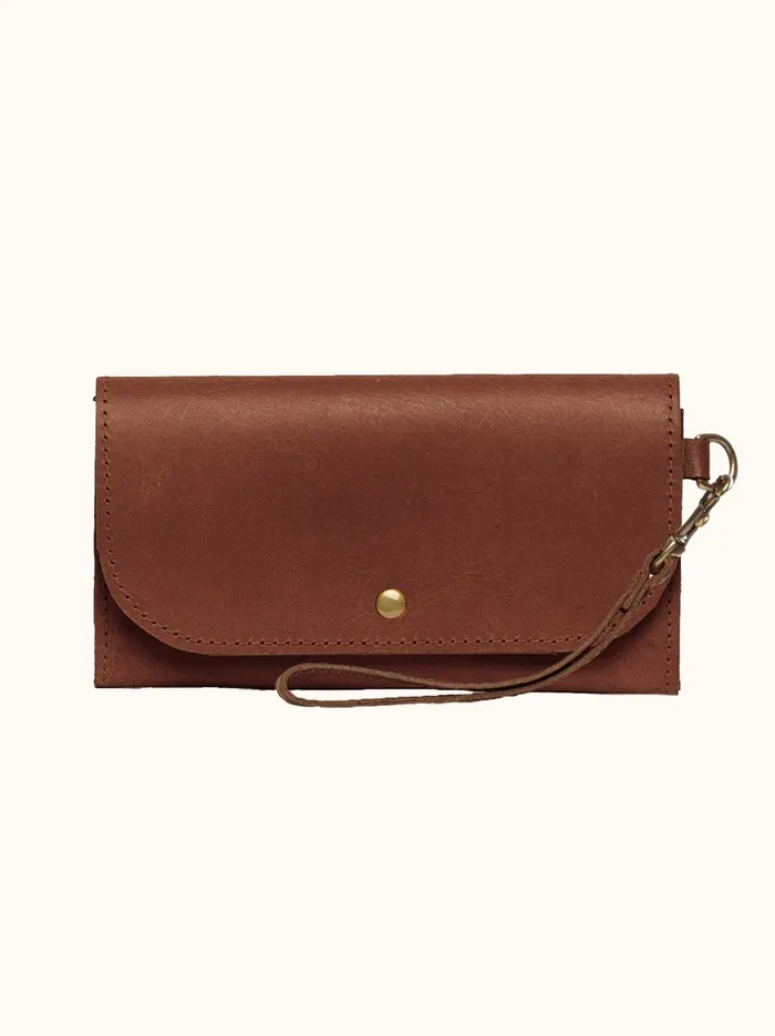 Wallets and Clutches Women Mare Phone Wallet Whiskey Able