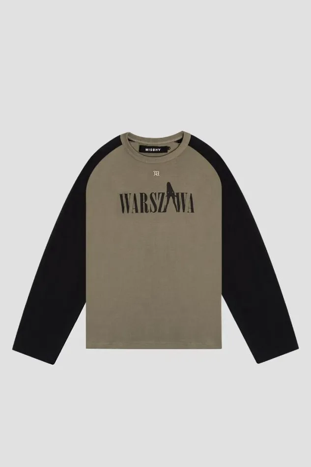 Warszawa Longsleeve Khaki WomenMen MISBHV Tops
