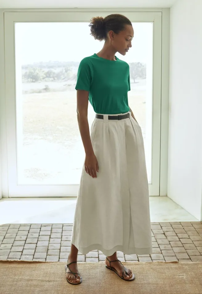 Women Aline Skirt Poetry Fashion Dresses and Skirts