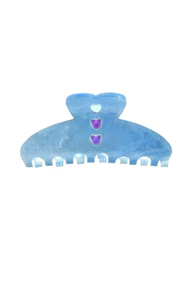 Women Accessories For Love and Lemons Mega Lucky Hair Clips Blue