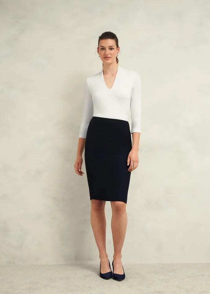 Women Aimee Double Fronted Top Ivory Hobbs Tops
